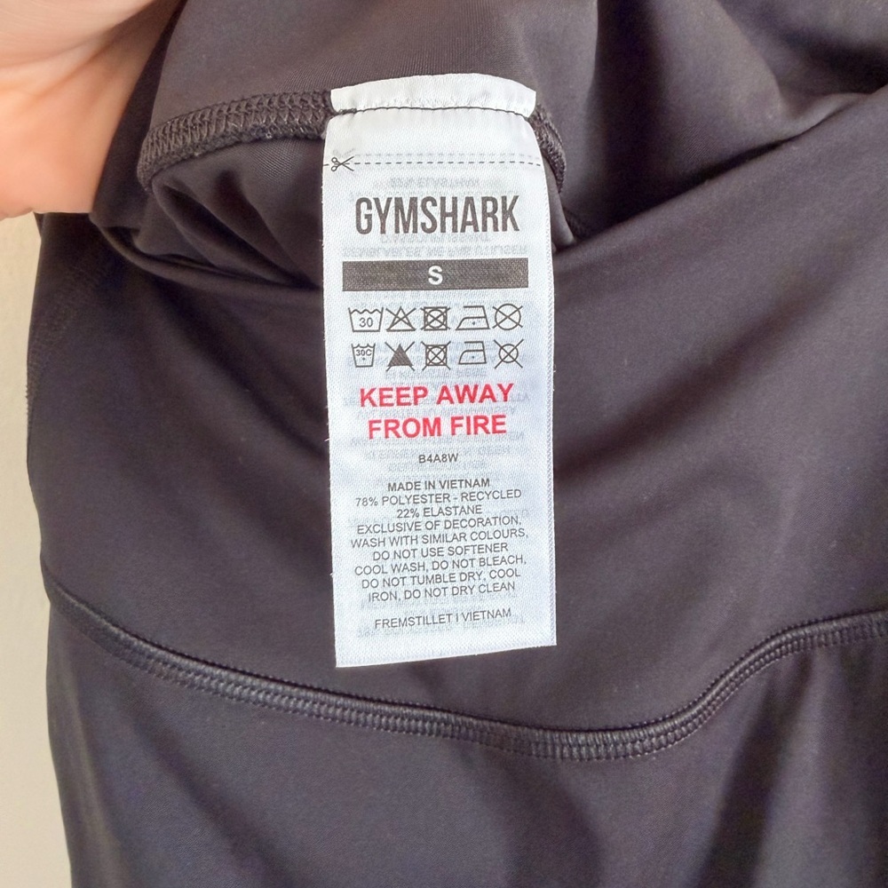 Gymshark Black Women's Bike Shorts - Picture 2 of 3